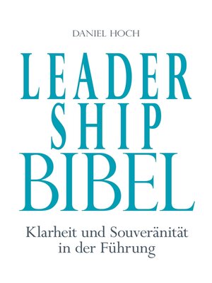 cover image of Leadership Bibel